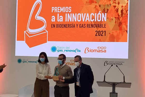La Unidad Mixta Gas Renovable recibe el Premio a la Innovación del Salón del Gas Renovable